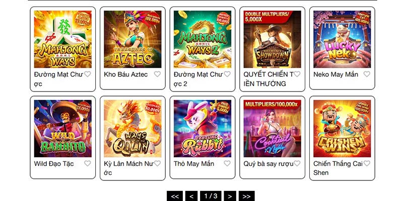 Số lượng trò chơi khủng được sảnh DG phát hành